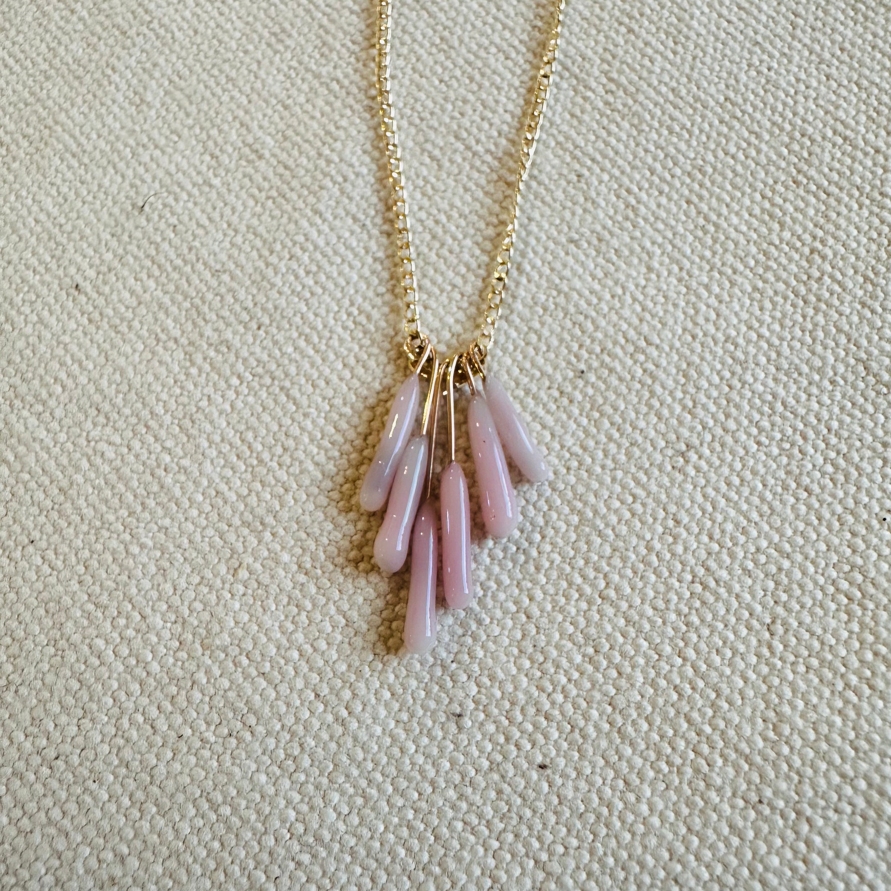 Thread Cluster Necklace