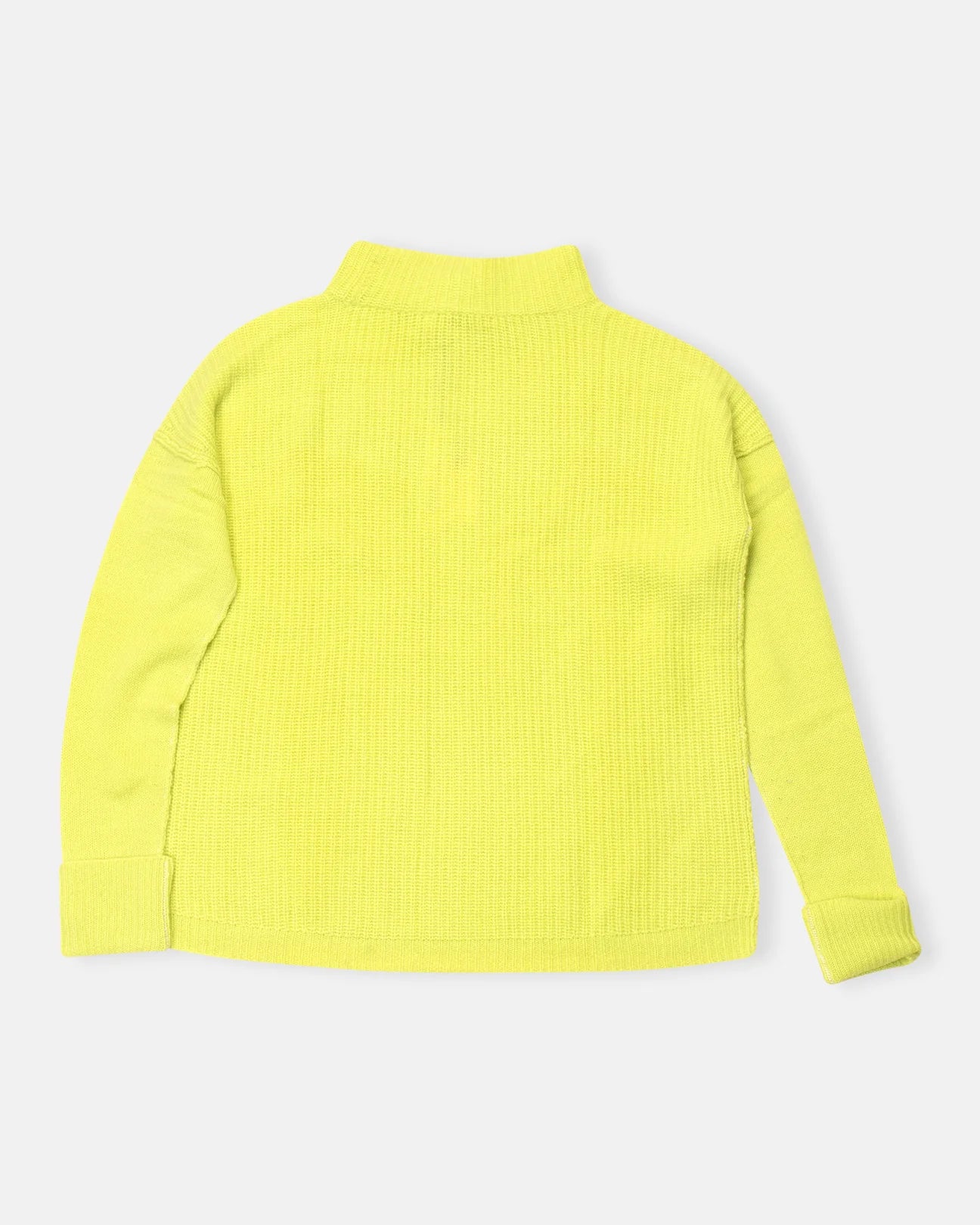 Cashmere Shaker Pullover - Neon
