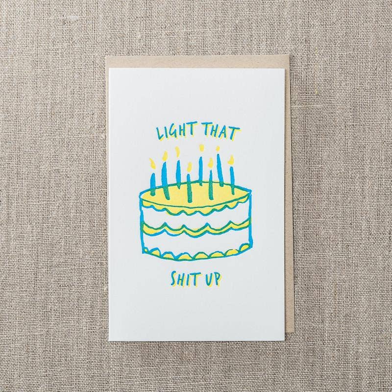 Light That Up Greeting Card