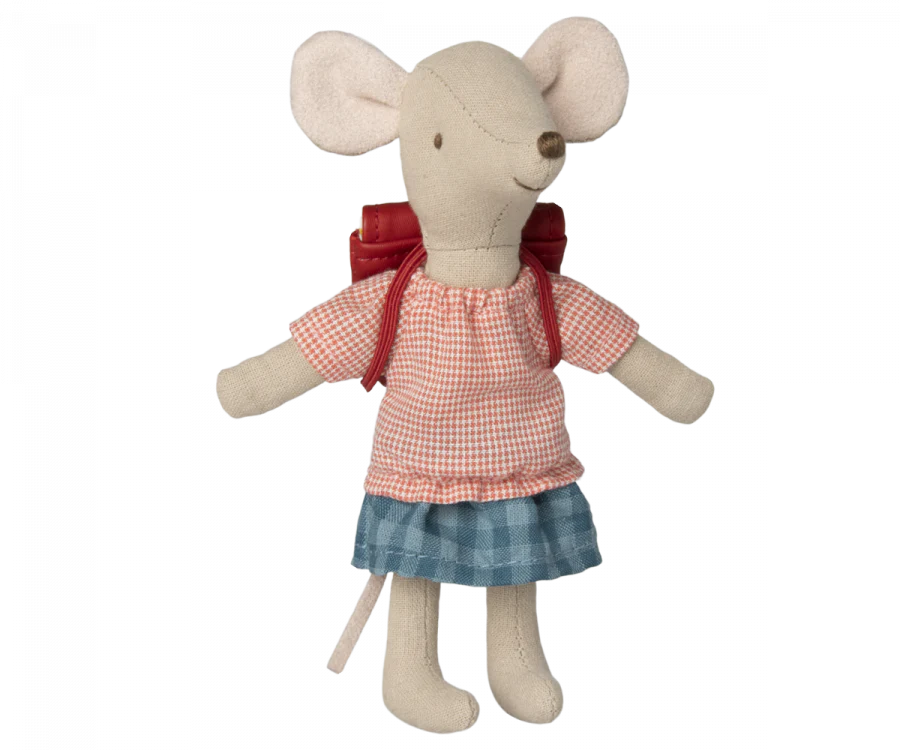 Clothes and Bag, Big Sister Mouse - Red