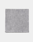 Linen Napkin - Gray White Stripe
